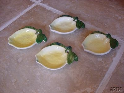 4 Lovely Lemon Tea Bag Holder